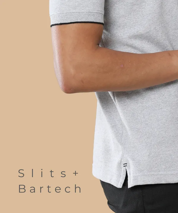 Heather_Grey_Premium_Recycled_Cotton_Jacquard_Polo_T-Shirt_For_Men
