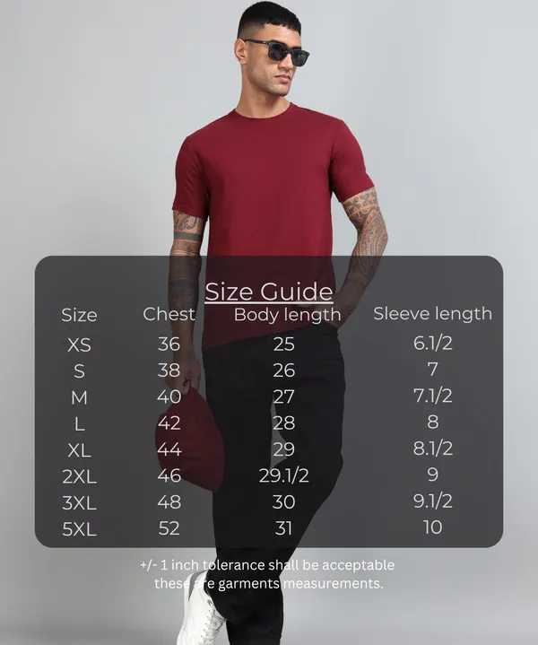 Maroon_Premium_Pima_Cotton_Round_Neck_T-Shirt_For_Men