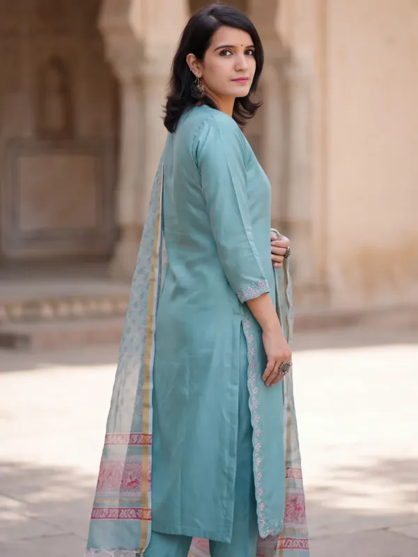 Elegant_Sky_Blue_Designer_Kurta_Palazzo_Dupatta_Set