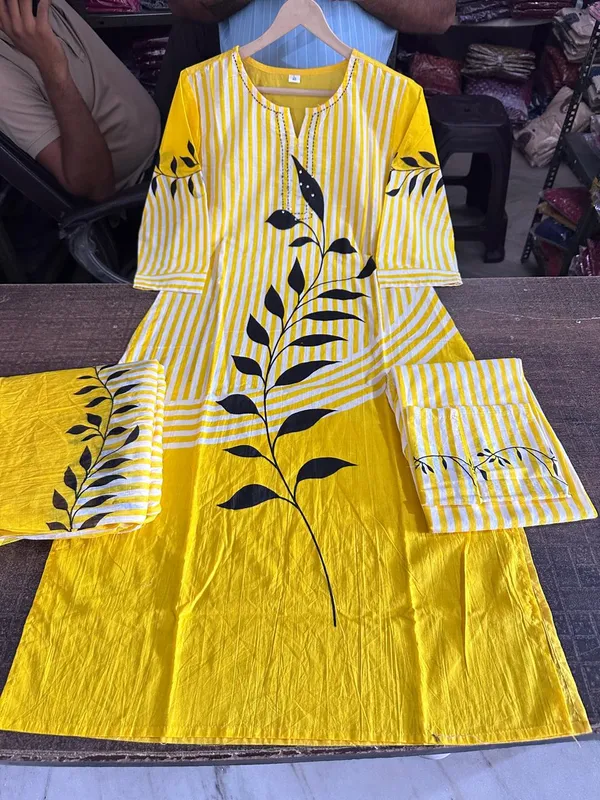 Mustard_Yellow_Printed_Kurta_Palazzo_Dupatta_Set_for_Women