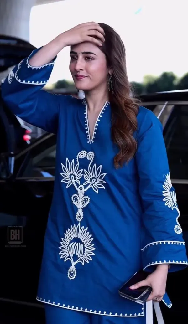 Royal_Blue_Ivory_Embroidered_Co-ord_Kurta_Set