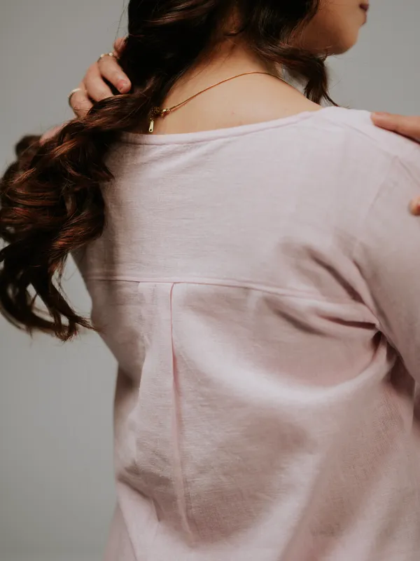Pink_Puff_Sleeve_Sweatshirt_And_Blacm_Ribbed_Crop_Top_For_Women_Pack_Of_2