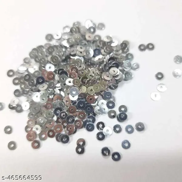 4mm_Silver_sequence_for_Embroidary_work