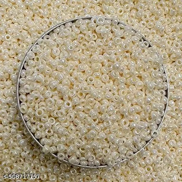 Cream_colour_Glass_Seed_Beads_for_Embroidary_work