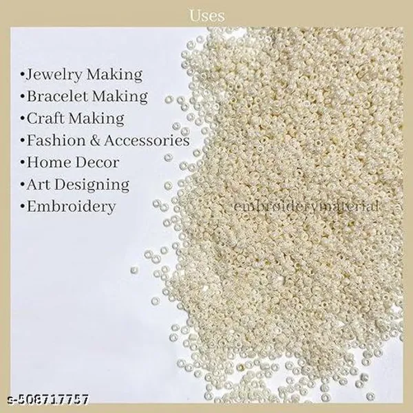 Cream_colour_Glass_Seed_Beads_for_Embroidary_work