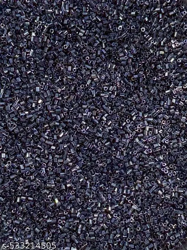 Metallic_Grey_color_Cut_Beads_for_embroidary