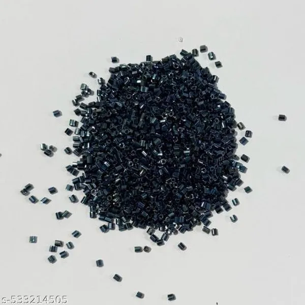Metallic_Grey_color_Cut_Beads_for_embroidary