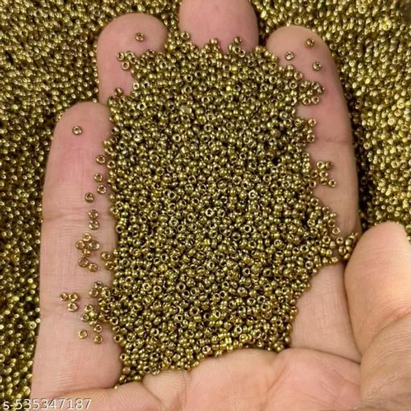 Antique_Gold_Glass_Beads_for_Embroidary_work