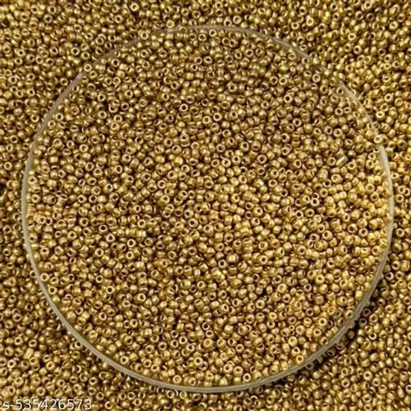 Mat_Finish_AntiqueGold_Color_Glass_Seed_Beads