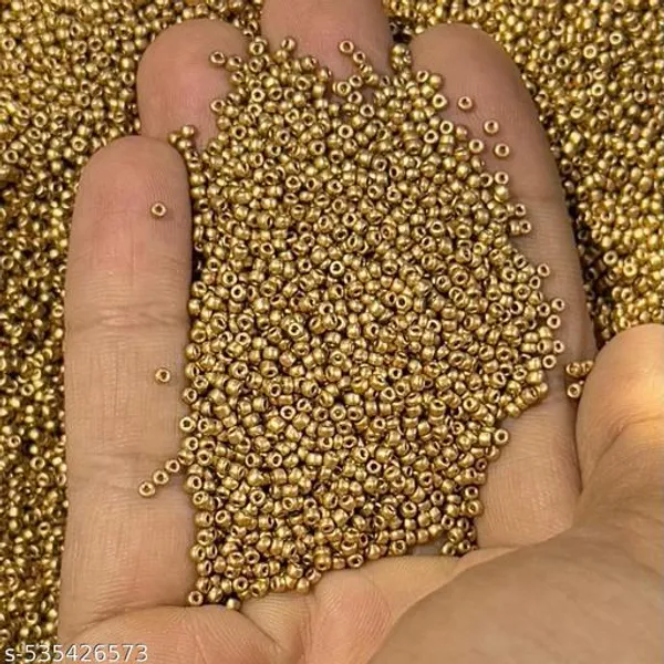Mat_Finish_AntiqueGold_Color_Glass_Seed_Beads