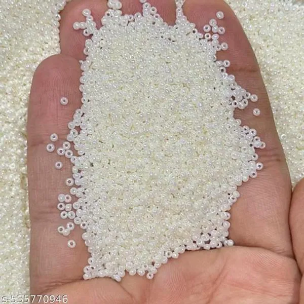 Cream_colour_Glass_Seed_Beads_for_Embroidary_work
