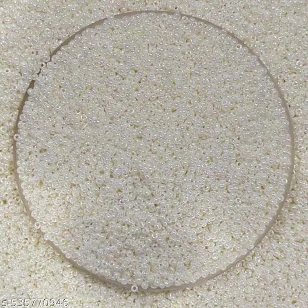 Cream_colour_Glass_Seed_Beads_for_Embroidary_work