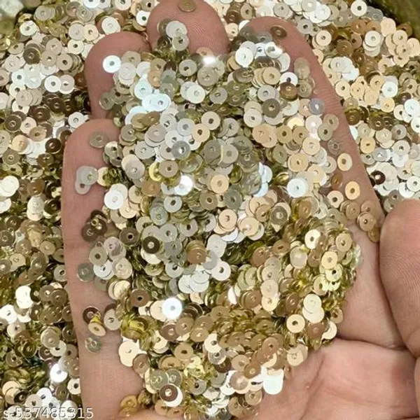 4mm_Light_Golden_Sequins_for_Fabric_Embroidary