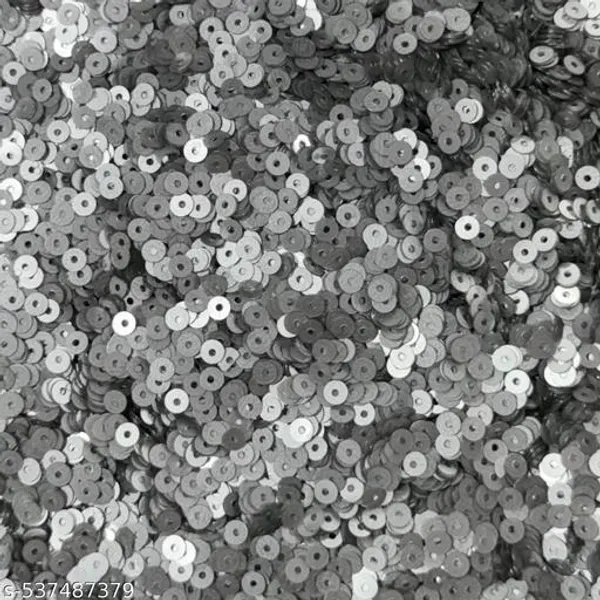 4mm_size_Flat_Grey_Sequence_or_Tikli_in_Matfinish