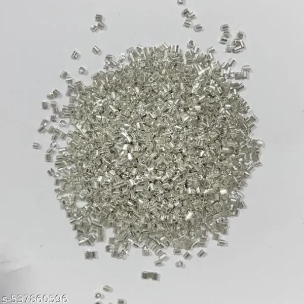 Silver_Polish_Glass_Cut_Beads_FOR_Embroidary_Work