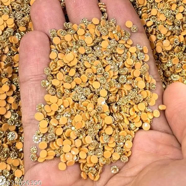 4MM_size_Golden_Flower_Chakri_Stones_Changla