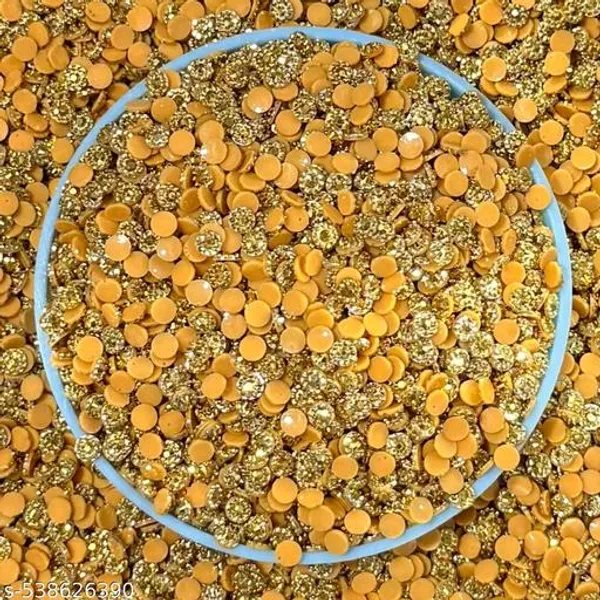 4MM_size_Golden_Flower_Chakri_Stones_Changla