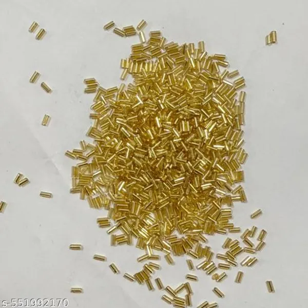 Golden_Salli_Bugles_Beads_3mm_for_embroidary_work