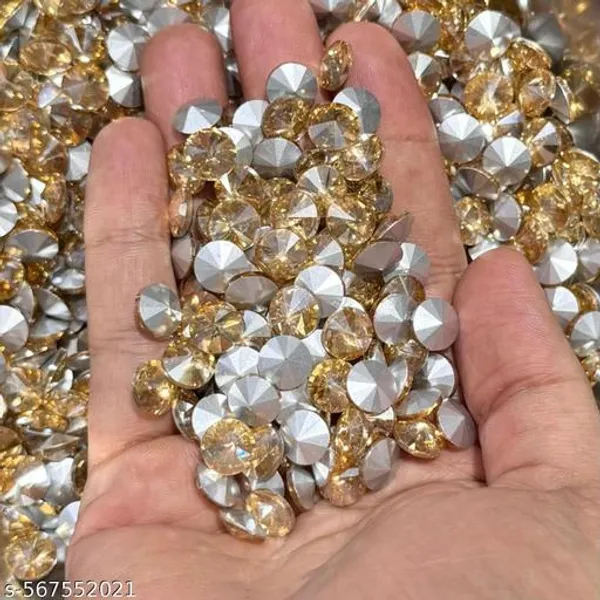Glass_Light_Golden_Rhinestones_10mm
