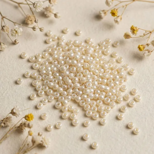Cream_colour_Glass_Seed_Beads_for_Embroidary_work