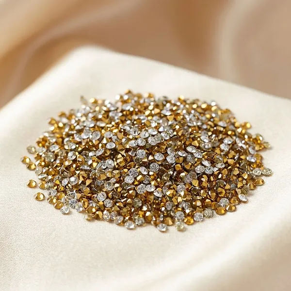 4mm_Dark-golden_color_Flatback_Sticking_Stones_Changla