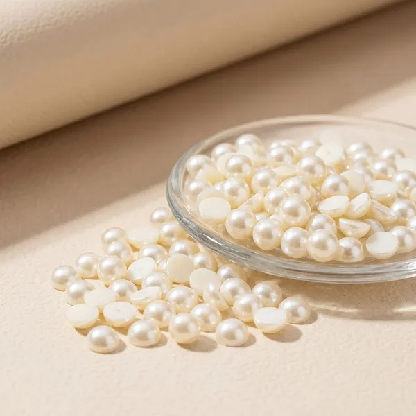 Cream_Color_5mm_Flat_Back_Pearls_Beads