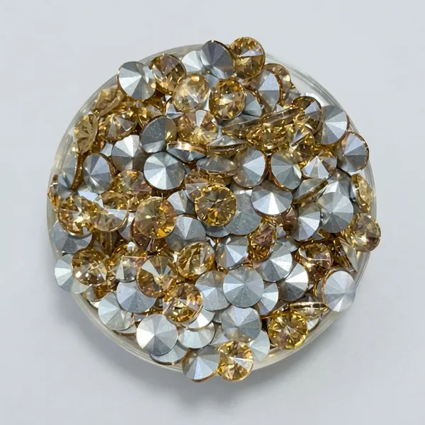 Glass_Light_Golden_Rhinestones_10mm