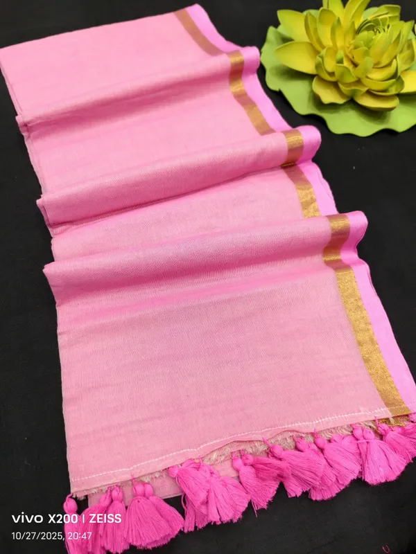Light_Pink_Cotton_Premium_Saree_For_Women