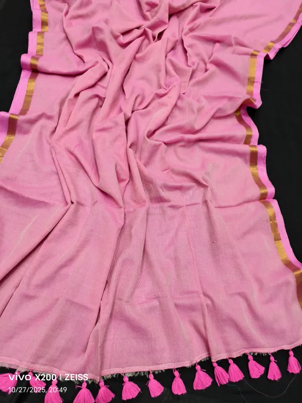 Light_Pink_Cotton_Premium_Saree_For_Women