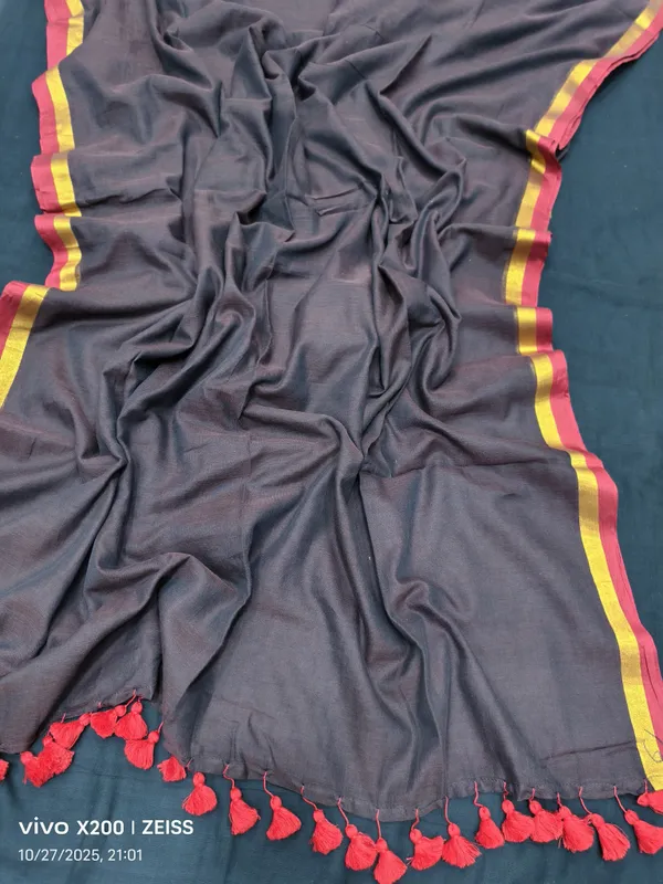 Brown_Cotton_Premium_Saree_For_Women