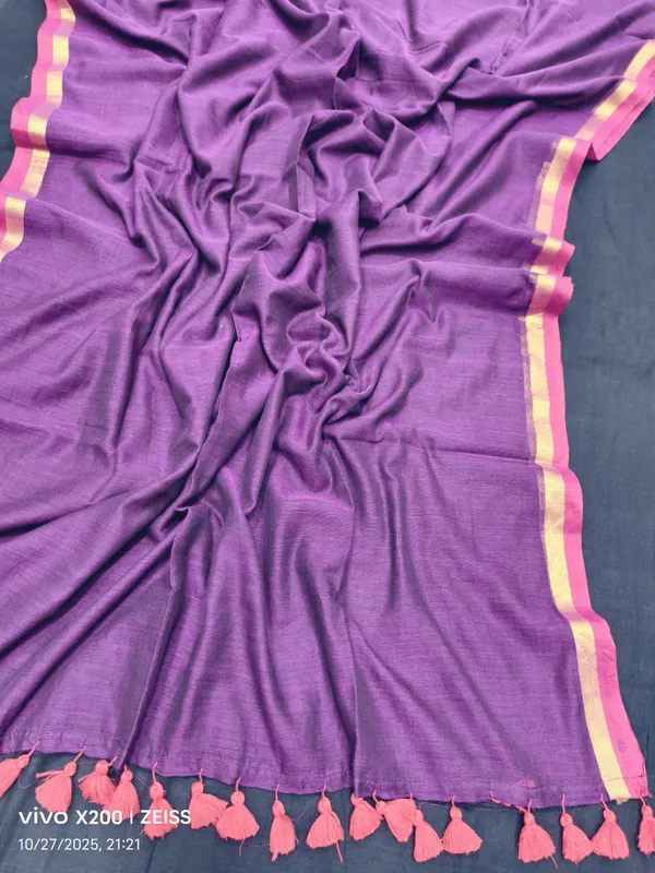 Purple_Cotton_Premium_Saree_For_Women