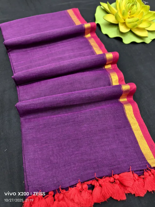 Purple_Cotton_Premium_Saree_For_Women