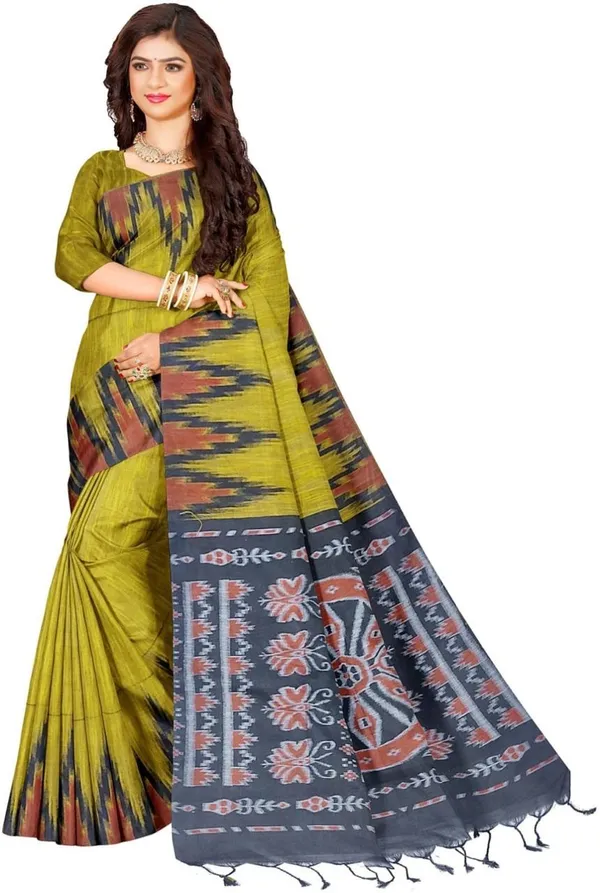 Green_Cotton_Premium_Saree_For_Women