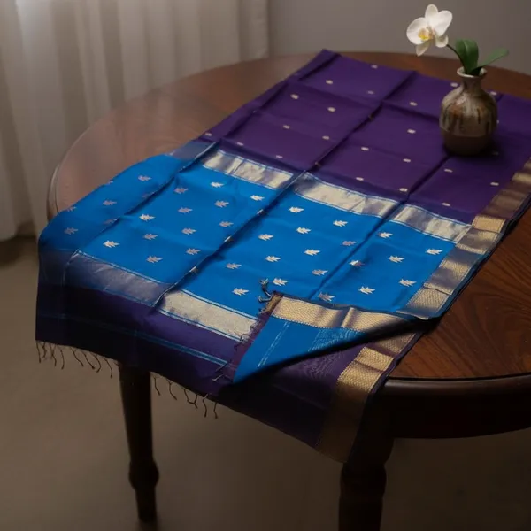 Navy_Blue_And_Blue_Cotton_Premium_Saree_For_Women(MAHESHWARI_COTTON_SAREE)