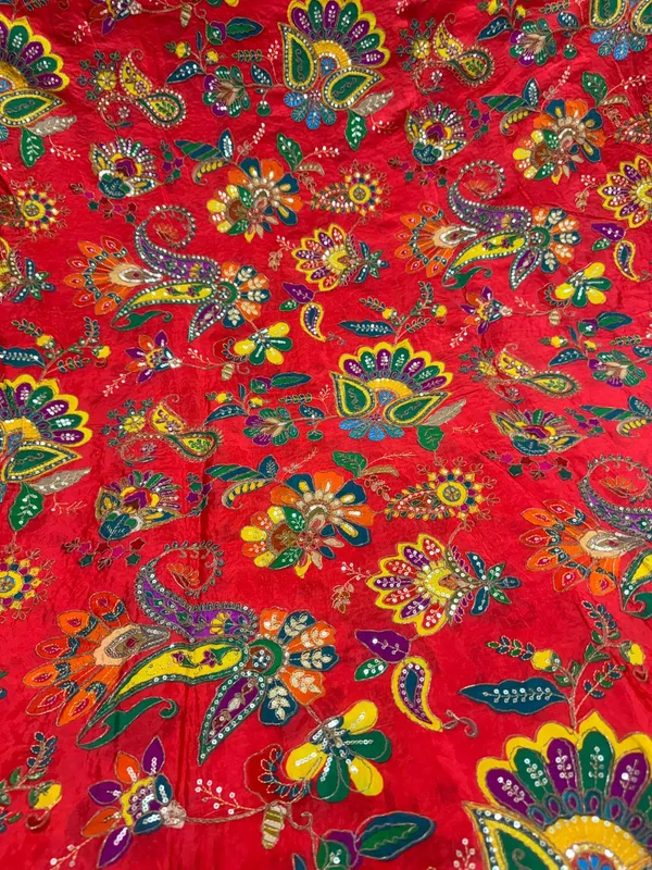 1_meter_Red_Designer_Crepe_Position_Print_Unstitched_Dress_Material