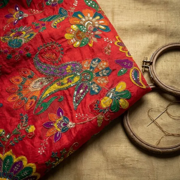 1_meter_Red_Designer_Crepe_Position_Print_Unstitched_Dress_Material