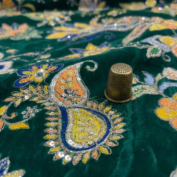 1_meter_Green_Designer_Crepe_Position_Print_Unstitched_Dress_Material