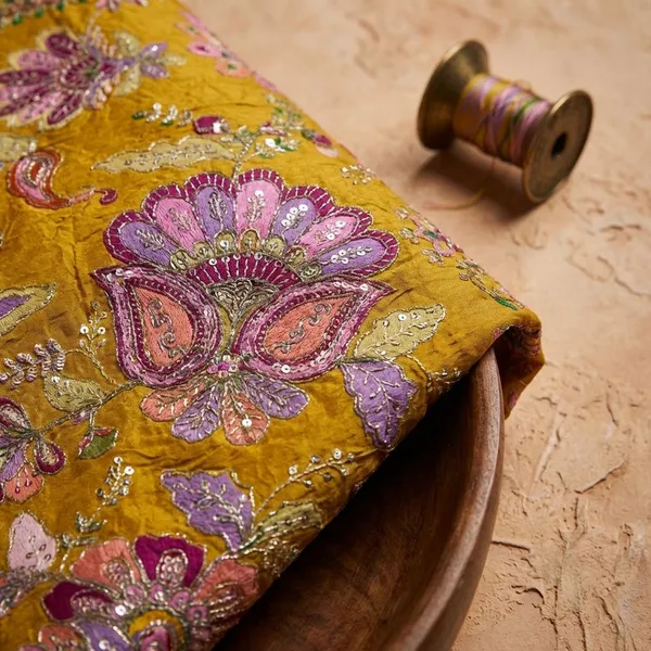 1_meter_Yellow_Designer_Crepe_Position_Print_Unstitched_Dress_Material