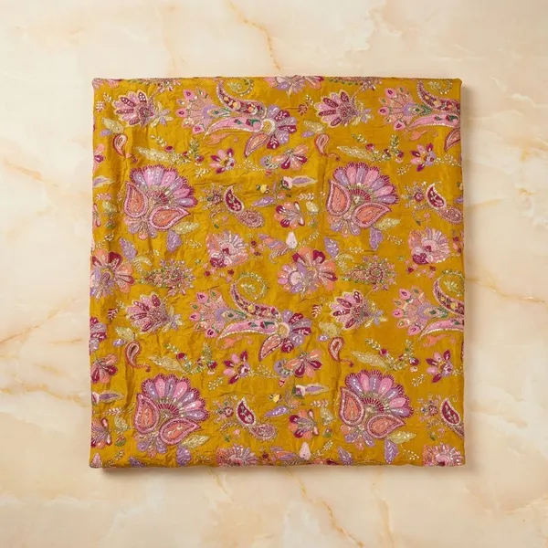 1_meter_Yellow_Designer_Crepe_Position_Print_Unstitched_Dress_Material