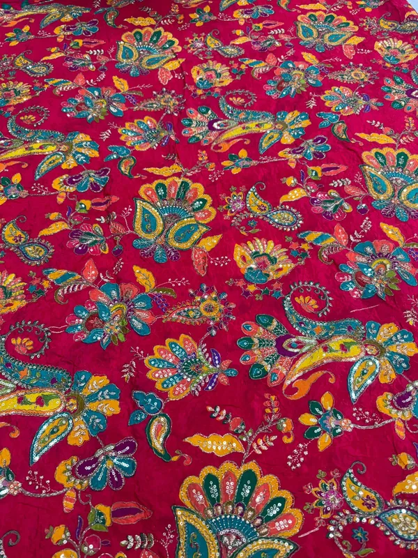 1_meter_Pink_Designer_Crepe_Position_Print_Unstitched_Dress_Material