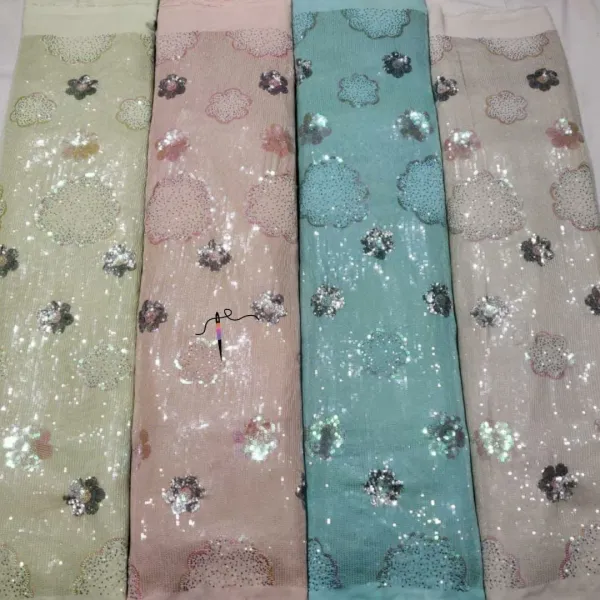 5.3__meter_Pastel_Mint_Green_Embroideries_On_A_Bed_Of_Sequin_(unstitched)