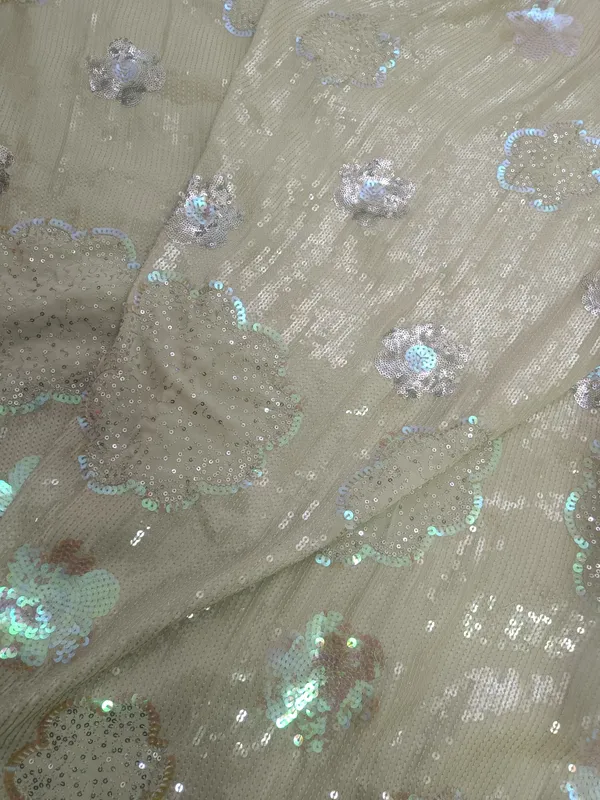 5.3__meter_Pastel_Mint_Green_Embroideries_On_A_Bed_Of_Sequin_(unstitched)