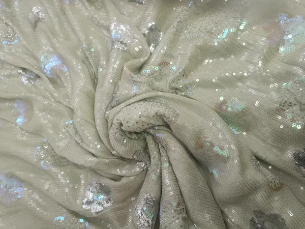 5.3__meter_Pastel_Mint_Green_Embroideries_On_A_Bed_Of_Sequin_(unstitched)