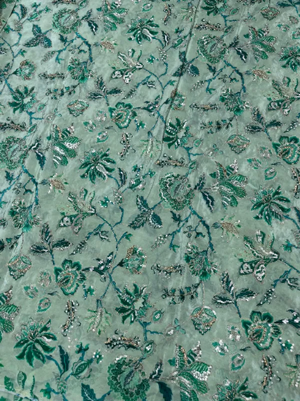 1_meter_Sea_Green_Designer_Crepe_Position_Print_Fabric_Unstitched
