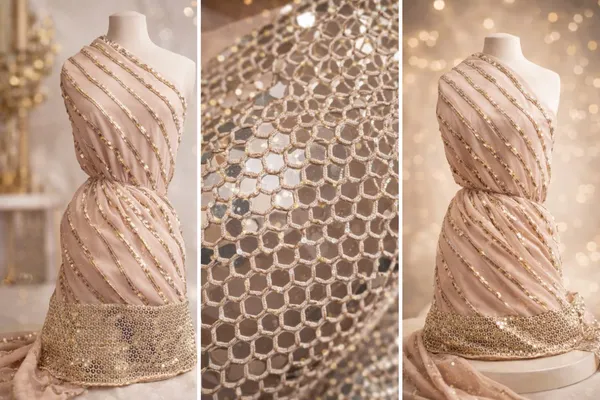 5.3_meter_Blush_Pink_Soft_Sequin_Georgette_Fabric_With_Mirror_Sequence_Border_Blush_(unstitched)