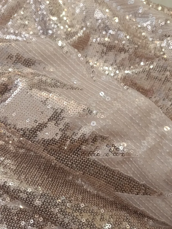 5.3_meter_Orange_Ivory_Champagne_Burst_Sequin_Georgette_Fabric_(unstitched)