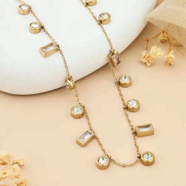 Gold_Stainless_Steel_Ever_Charm_Overall_Necklace_For_Women