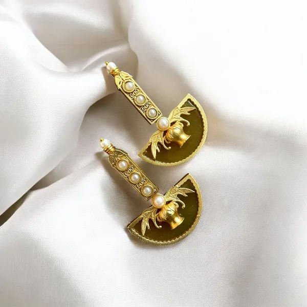 Yellow_Premium_Brass_Swaran_Monalisa_Shine_Drops_Earring_For_Women