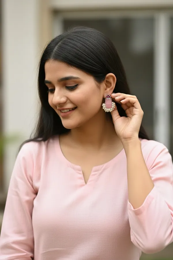 Pink_Brass_Noorika_Spark_Studs_Earring_For_Women