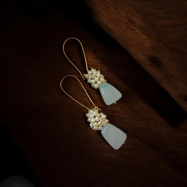 Mint_Premium_Brass_Rangrez_Natural_Stone_Earrings_For_Women
